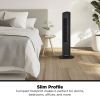 28" Tall 3-Speed Oscillating Tower Fan, New, Black, MSWMT24MB
