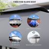 5' x 8' Grill Gazebo Canopy Replacement Cover Only, UPF50+ Double Tiered BBQ Gazebo Roof, Dark Gray