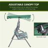 3-Seat Outdoor Porch Swing-Green (Swiship ship)( Prohibited by WalMart )