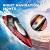 4DRC S5 RC Boat for Pools and Lakes, 2.4 GHz 20+ MPH Racing Boats, Rechargeable Battery,Low Battery Alarm,Gifts for Boys Girls