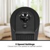 28" Tall 3-Speed Oscillating Tower Fan, New, Black, MSWMT24MB