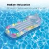 LED Pool Lounge – Inflatable Light-Up Floating Lounger with Waterproof Color-Changing LEDs