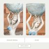 Ocean Style 11.61' x 7.68' x 23.23' Magnesium Oxide Mermaid Statue for Home, Garden, Patio