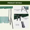 3-Seat Outdoor Porch Swing-Green (Swiship ship)( Prohibited by WalMart )