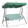 3-Seat Outdoor Porch Swing-Green (Swiship ship)( Prohibited by WalMart )