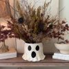 1Pc Resin Ghost Bucket Vase, Cute Virus Ghost Bucket, Christmas Festival Home & Kitchen Decor
