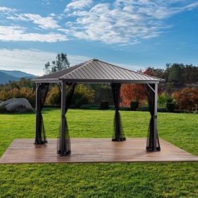 10 X 10 Feet Pavilion (Color: Black)